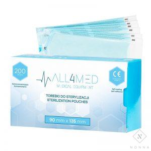 ALL4MED sterilizavimo vokai autoklavui 90MMX135MM 200vnt. 126242