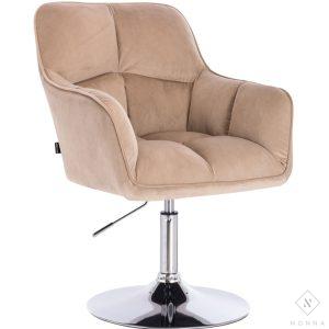 HR550N kėdė, latte spalvos veliūras