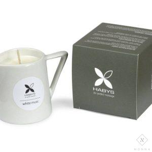 Habys Masažo žvakė – baltasis muskusas 100 ml