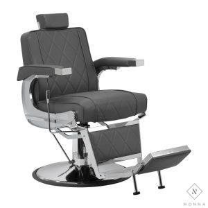 Hair System BM88066 kėdė barberiams, pilka 150112