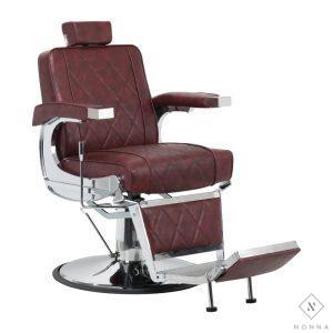 Hair System BM88066 kėdė barberiams, burgundiška spalva 150111