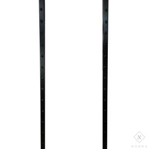 Mudi Inik kirpyklos veidrodis/ konsolė su juodu metaliniu rėmu