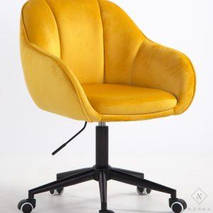 HR2055k kėdė, geltonas veliūras