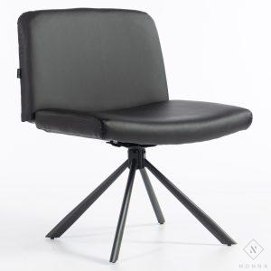 HR150 kėdė, juoda eko oda