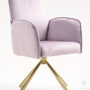 HR280 kėdė, šviesiai violetinis veliūras