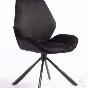 HR350 kėdė, juodas veliūras