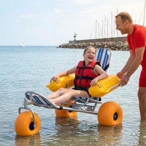 ACTI Amphibious amfibinis paplūdimio vežimėlis